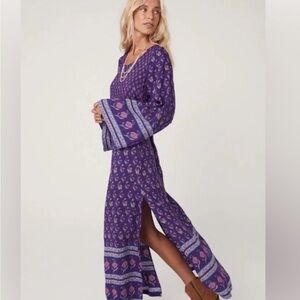 Spell Purple Maxi Dress like new